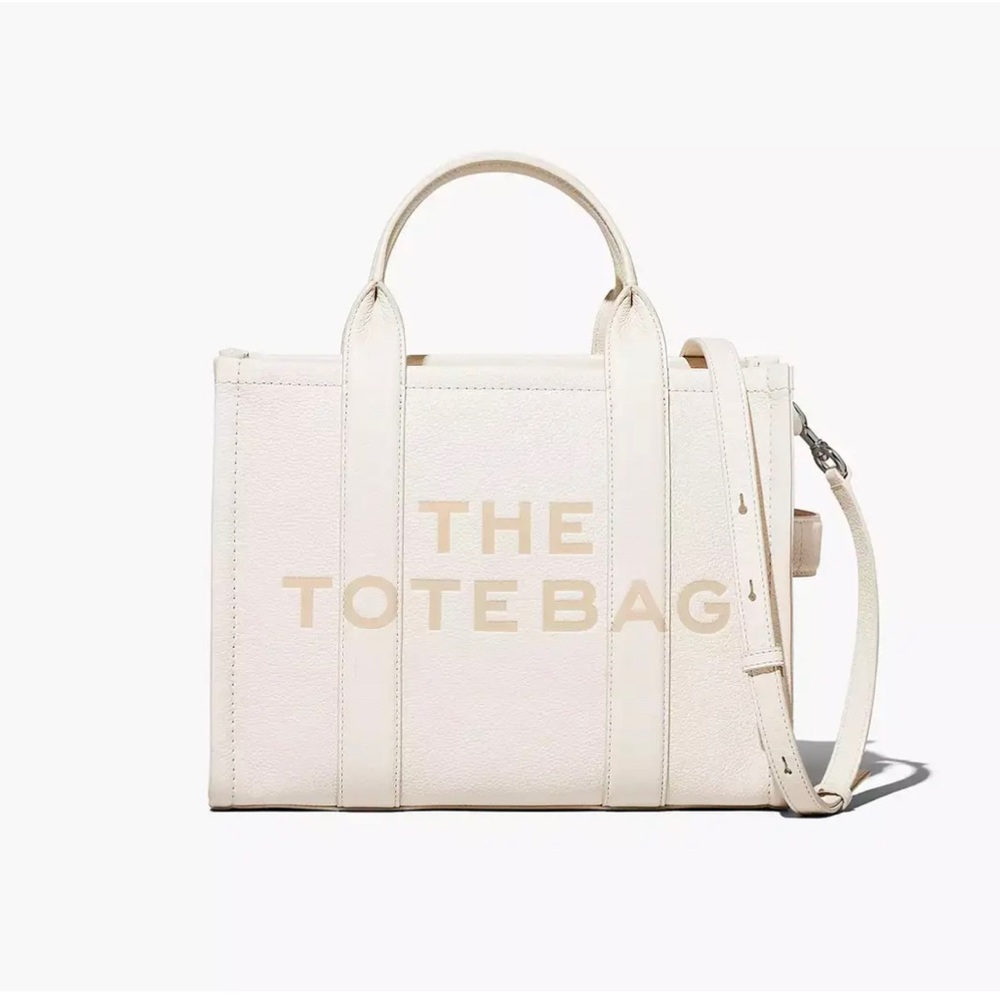 Leather Tote Bag w/ Zipper